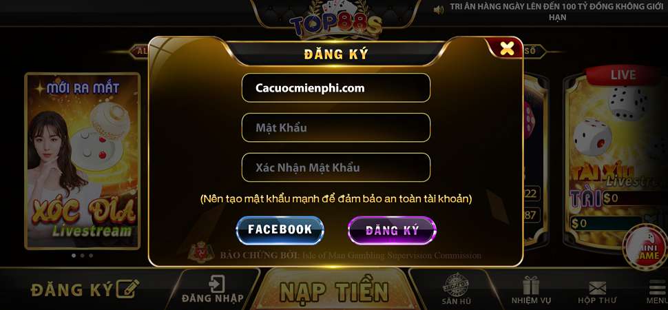 Đánh giá giao diện trang web của Debet Games - Debet