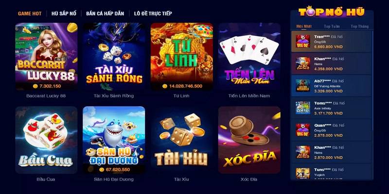Sản phẩm nền tảng giải trí trực tuyến Vnbet - Vnbet